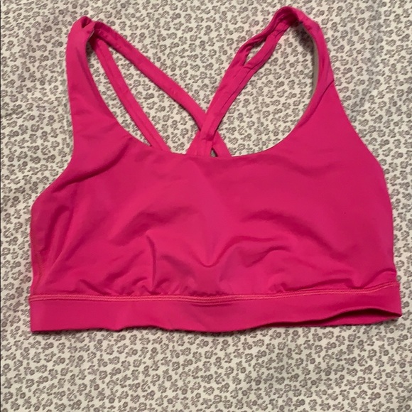 lululemon athletica Other - Iulu lemon sports bra neon pink